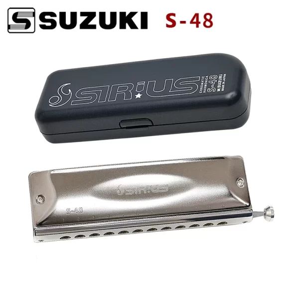 japan suzuki sirius sirius chromatic harmonica instrument s64s 16 holes / s48 12 holes