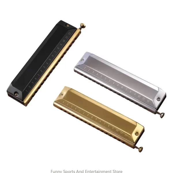 c4de harmonica 16 holes harp 48 tones diatonic harp for key c blues jazz mouth organ harp early education music sense trainin