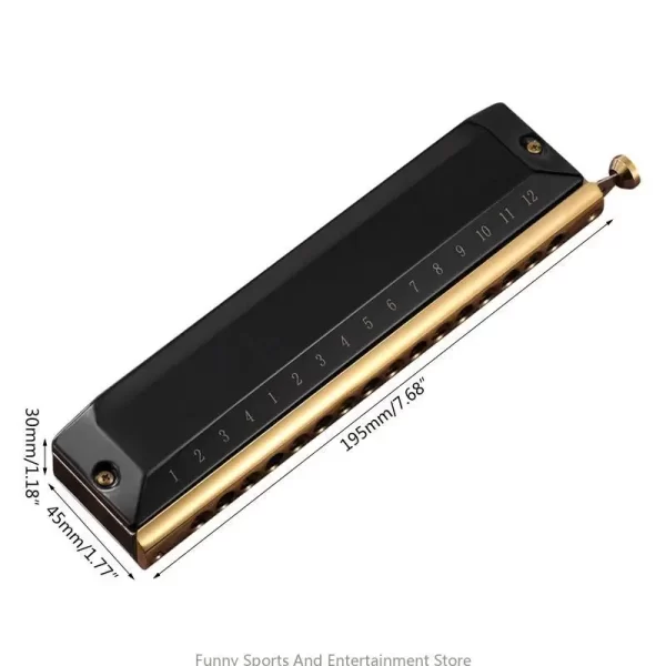 c4de harmonica 16 holes harp 48 tones diatonic harp for key c blues jazz mouth organ harp early education music sense trainin