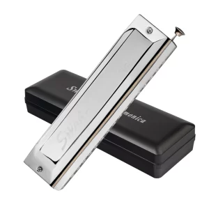 naomi swan 16 hole 64 tone chromatic harmonica c tone harmonica sw1664 model for children beginner musical beginner education