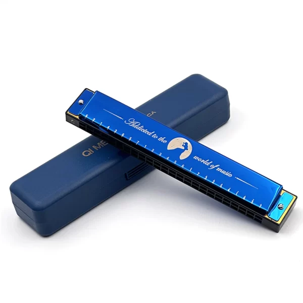 24 holes portable harmonica professional compact mouth organ standard harmonica lightweight harmonica for motivational gifts