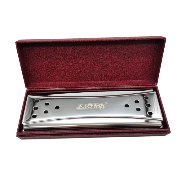 Easttop10/16/24Hole Double-Sided Harmonica Tremolo Diatonic Harmonica Blues Harp C&G Double Side Keys for Players Adults Student - Image 4