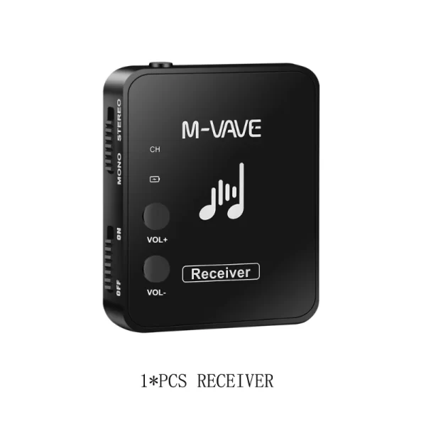 M-vave WP-10 2.4G Wireless Earphone Monitor Rechargeable Transmitter Receiver Support Stereo Mono Recording Function Cuvave - Image 3