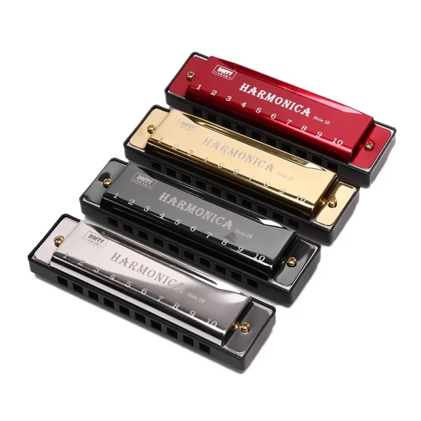 10 Hole Harmonica Mouth Organ Puzzle Musical Instrument Beginner Teaching - Image 3