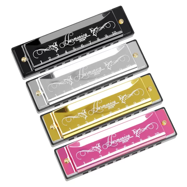 Professional 10 Hole 20 Tone Harmonica Color C Tone Harmonicas with Case Christmas Gift for Beginners Harmonica Hohner - Image 4