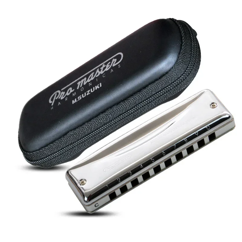 1Suzuki-MR-350-Promaster-Deluxe-10-Hole-Diatonic-Harmonica-Blues-Harp-Professional-Harmonica-Key-of-C (1)