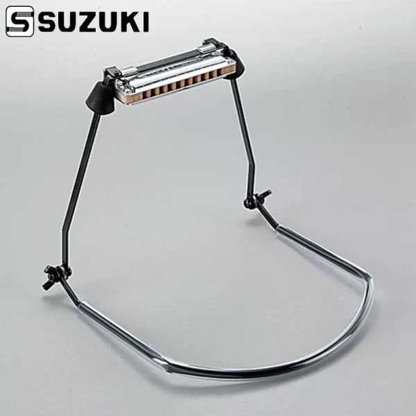 suzuki shh 10r 10 hole harmonica harness / 10 hole harmonica holder/ blues harp rack / adjustable harmonica bracket